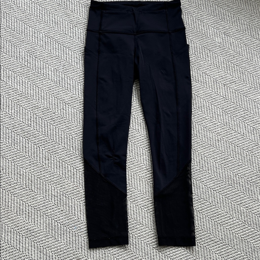 lululemon athletica Black Performance Leggings (Flawed)